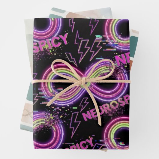 Neurodivergent Neurodiversity Wrapping Paper ラッピングペーパーシート (インサイチュ)