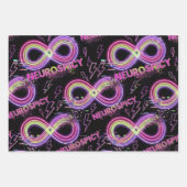 Neurodivergent Neurodiversity Wrapping Paper ラッピングペーパーシート (正面)