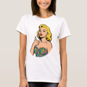 Neurodivergent Pop Art - Open Mind Marilyn Style Tシャツ (正面)