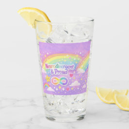 Neurodivergent Pride Pastel Rainbow Tumbler タンブラーグラス