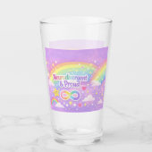 Neurodivergent Pride Pastel Rainbow Tumbler タンブラーグラス (正面)