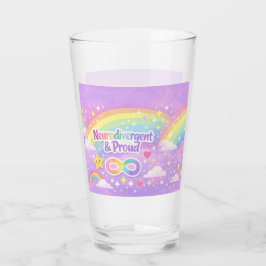 Neurodivergent Pride Pastel Rainbow Tumbler タンブラーグラス