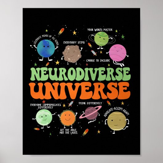 Neurodiverse Universe自閉症啓発特別Edu ポスター (正面)