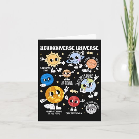 Neurodiverse Universe Planet Autism Awareness Supp カード (正面)