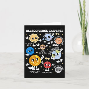 Neurodiverse Universe Planet Autism Awareness Supp カード