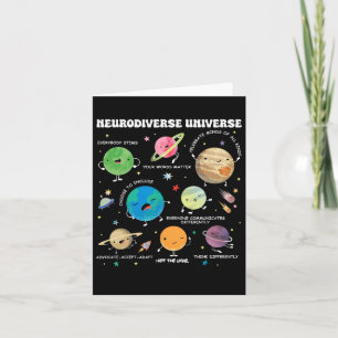 Neurodiverse Universe Planet Autism Awareness Supp カード