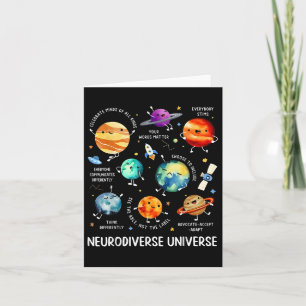 Neurodiverse Universe Planet Autism Awareness Supp カード