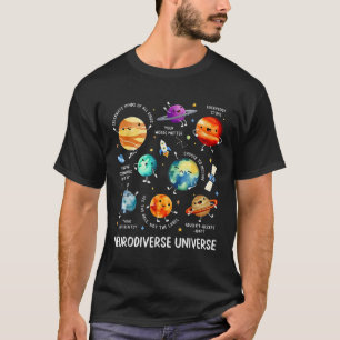Neurodiverse Universe Planet Autism Awareness Supp Tシャツ
