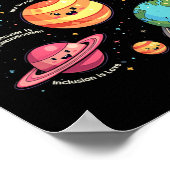 Neurodiverse Universe Special Education Autism Awa ポスター (角)