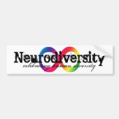 Neurodiversityのバンパーステッカー バンパーステッカー (正面)