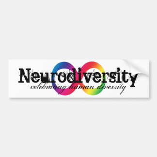 Neurodiversityのバンパーステッカー バンパーステッカー