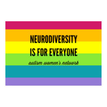 NeurodiversityはEveryone Poster (rainbow)向け