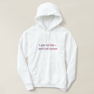 Neurodiversity(神経多様性) エンパワーメント 引用句 I Am Niche  パーカ