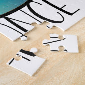 Neurodiversity Autism Acceptance Rainbow Button ジグソーパズル (側面)