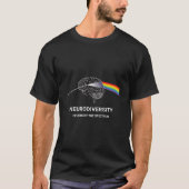Neurodiversity Autism Spectrum Asd Adhd Rainbow Br Tシャツ (正面)