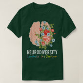 Neurodiversity Celebrate The Spectrum ADHD Brain A Tシャツ (デザイン正面)