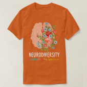 Neurodiversity Celebrate The Spectrum ADHD Brain A Tシャツ (デザイン正面)