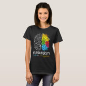 Neurodiversity Celebrate The Spectrum Autism Suppo Tシャツ (正面フル)