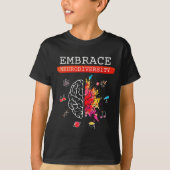 Neurodiversity Embrace Adhd Autism Asd Awareness G Tシャツ (正面)