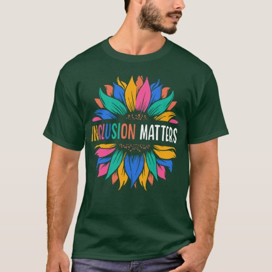 Neurodiversity Inclusion Matters Tシャツ (正面)