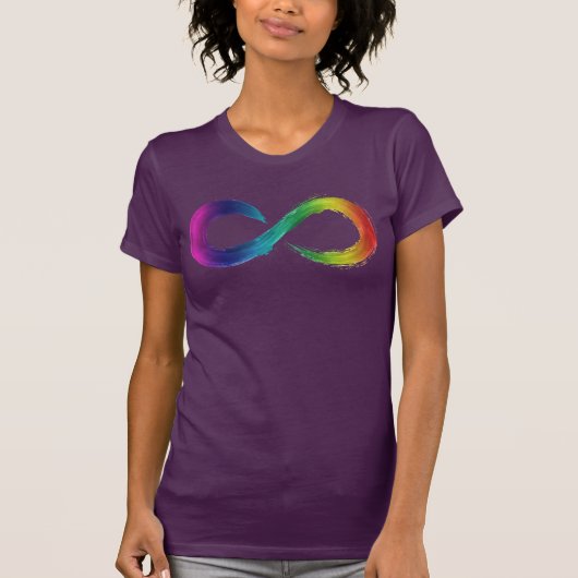 Neurodiversity Infinityロゴシャツ Tシャツ (正面)