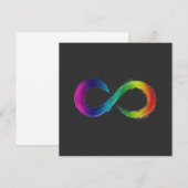 Neurodiversity Infinity Logo card  (正面/裏面)