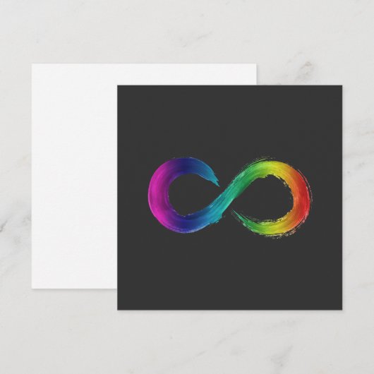 Neurodiversity Infinity Logo card  (正面/裏面)