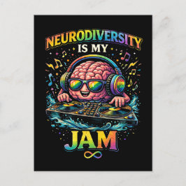 Neurodiversity Is My Jam ポストカード