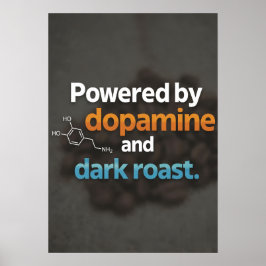  Neurodiversity Powered by Dopamine & Dark Roast  ポスター