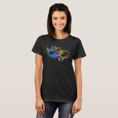 Neurodiversity Symbol Rainbow Infinity Autism Mom  Tシャツ (正面フル)