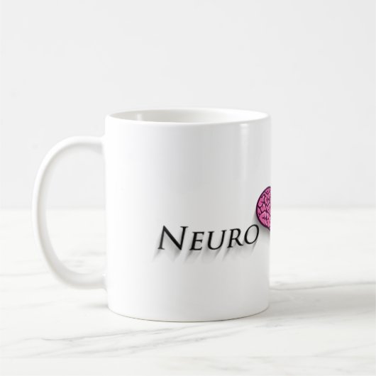 NeuroInstinctsの頭脳のマグ コーヒーマグカップ (左)