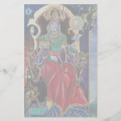 NEUROMANCERの赤い紫色の青 便箋 (正面)