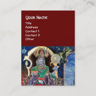 NEUROMANCER、マジシャン・キング・ブルー・レッド 名刺