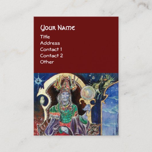 NEUROMANCER、マジシャン・キング・ブルー・レッド 名刺 (正面)