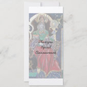 NEUROMANCER、赤青白、金ゴールドメタリック、 招待状 (裏面)