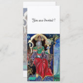 NEUROMANCER、赤青白、金ゴールドメタリック、 招待状 (正面/裏面)