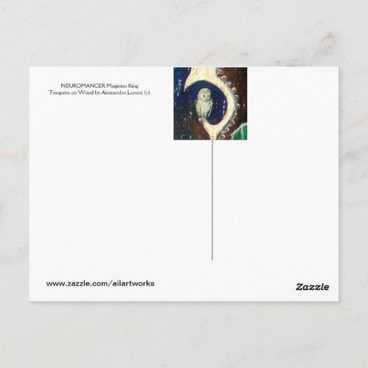NEUROMANCER 魔術師王 ポストカード (裏面)
