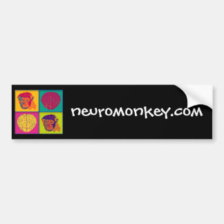 Neuromonkeyのロゴのバンパーステッカー バンパーステッカー