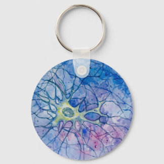 Neuron Watercolour Blue - Keychain キーホルダー