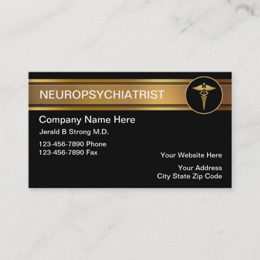 Neuropsychiatristの名刺 名刺 (正面)