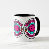 Neurospicy Brain Club Inclusive Neurodivergent マグカップ (正面右)