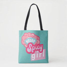 "NeuroSpicy girl" ニューロダイバーシティ  トートバッグ