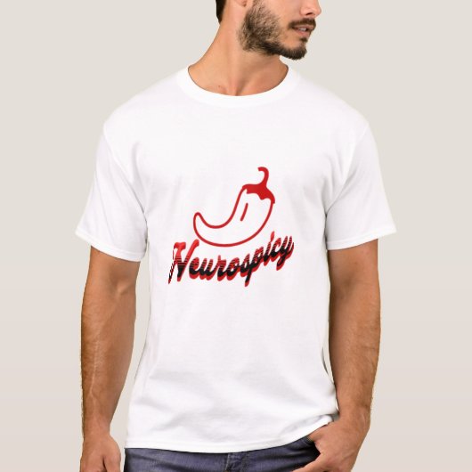 neurospicy, neurodivergente tシャツ (正面)
