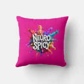 NEUROSPICY neurodiversity autism adhd dyslexia クッション (裏面)