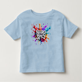 NEUROSPICY neurodiversity autism adhd dyslexia トドラーTシャツ
