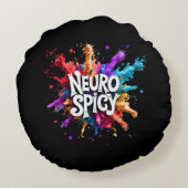 NEUROSPICY neurodiversity autism adhd dyslexia ラウンドクッション (裏面)