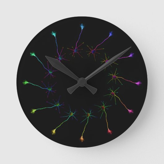 NeuroSunクロック中サイズ ラウンド壁時計 (正面)