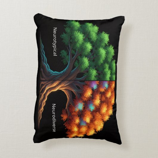 Neurotypical vs. Neurodiverse アクセントクッション (裏面(縦))