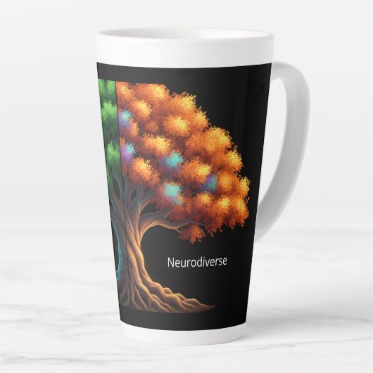 Neurotypical vs. Neurodiverse カフェラテマグ (右アングル)