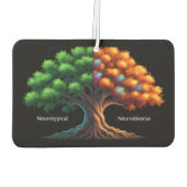 Neurotypical vs. Neurodiverse カーエアーフレッシュナー (裏面)